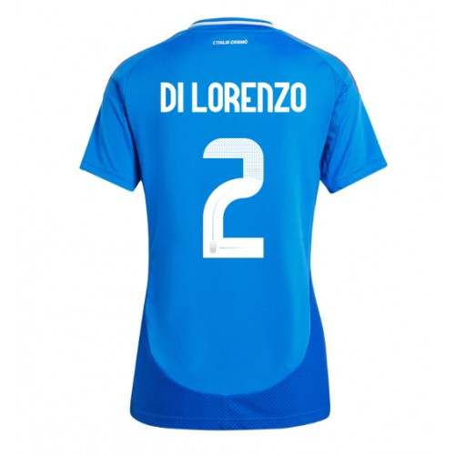 Fotballdrakt Dame Italia Giovanni Di Lorenzo #2 Hjemmedrakt EM 2024 Kortermet